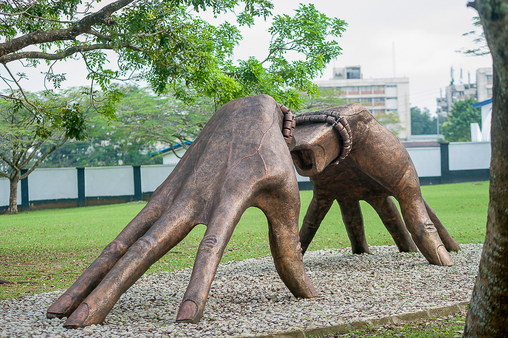 Hand Sculpture Roundabout, Calabar, Cross River State